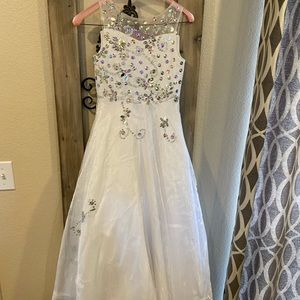 Little girls homecoming dress